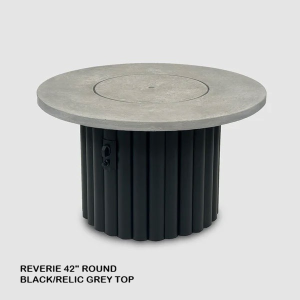 Riverie 42" Round Fire Table by Outdoor Great Room - Image 4